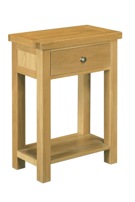 Regent Oak 1 Drawer Small Console Table