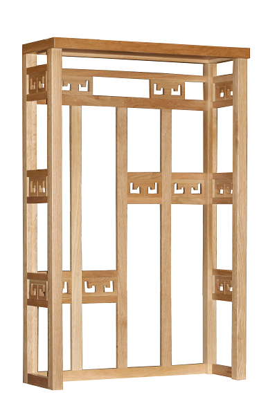 Regent Oak Orient Coat Hanger Unit Top