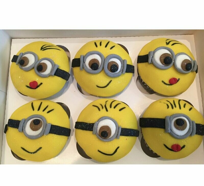 Minion Cupcakes - box of 6