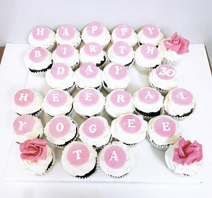 Spell-out Cupcakes