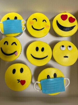 Emoji Cupcakes - box of 6