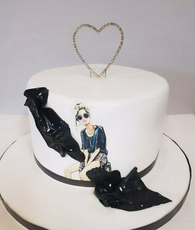 Fashion Character Cake