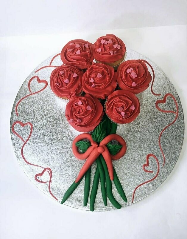 Flower Bunch Cupcakes