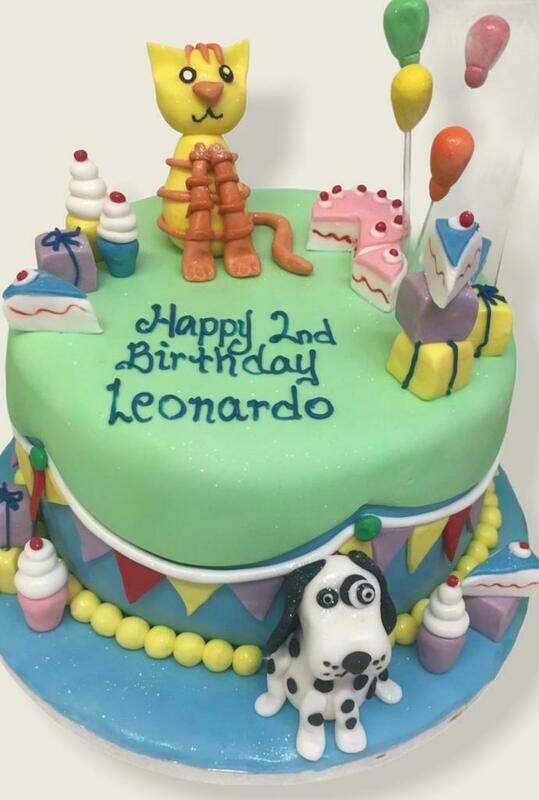 Animal Tea Party Cake