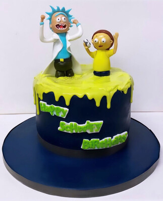 Rick and Morty Cake