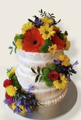 Two-Tier Naked Cake