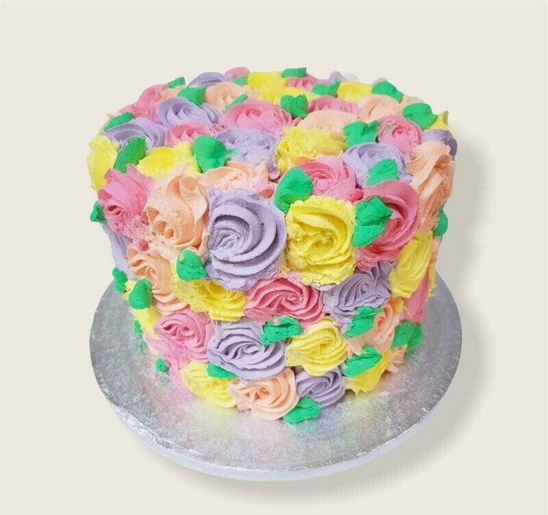 Multi-Coloured Rosette