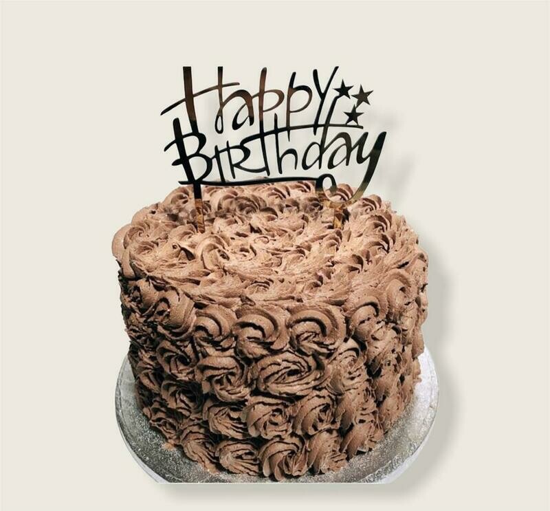 Chocolate Rosette Cake