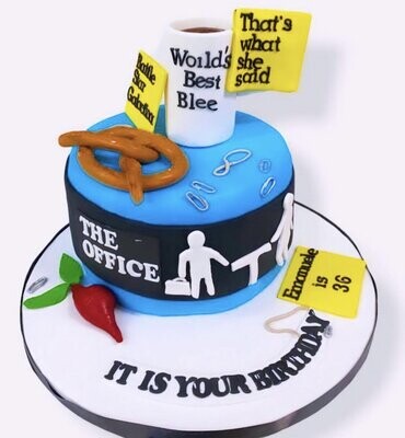 The Office Themed Cake