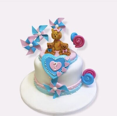 Gender Reveal Cake
