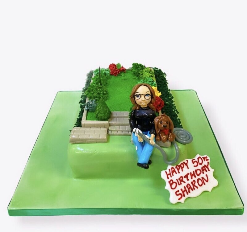 Garden Themed Cake
