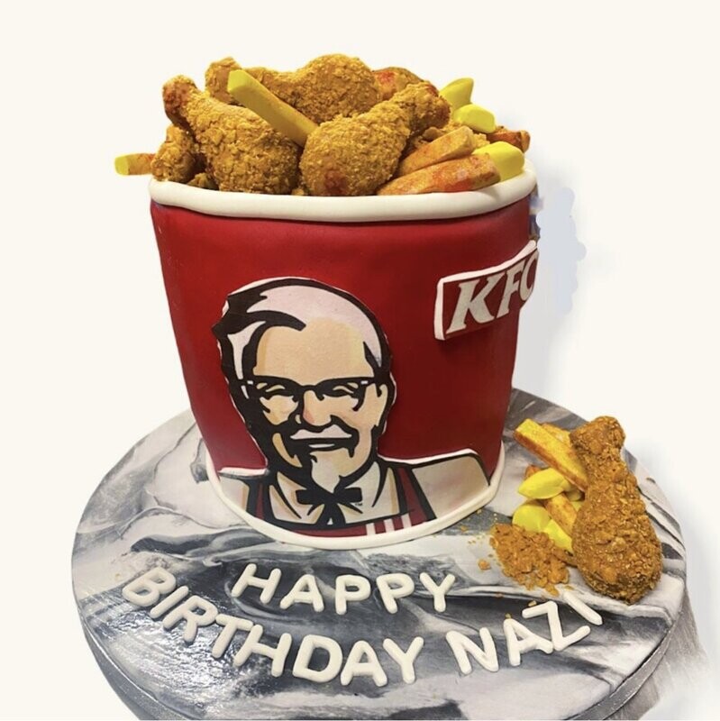 KFC Chicken Bucket Cake