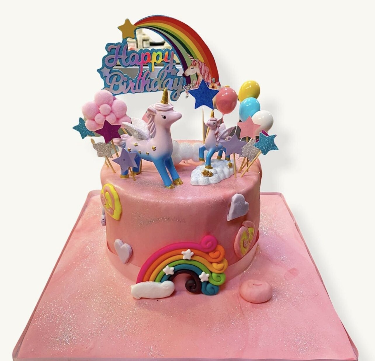 Unicorn Themed Cake