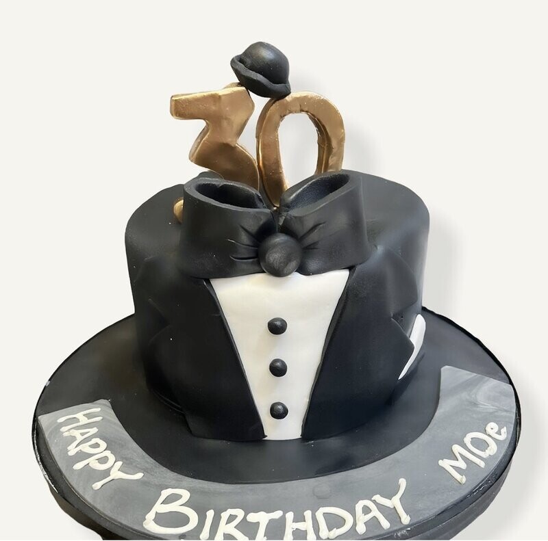Suit | Tuxedo Themed  Cake