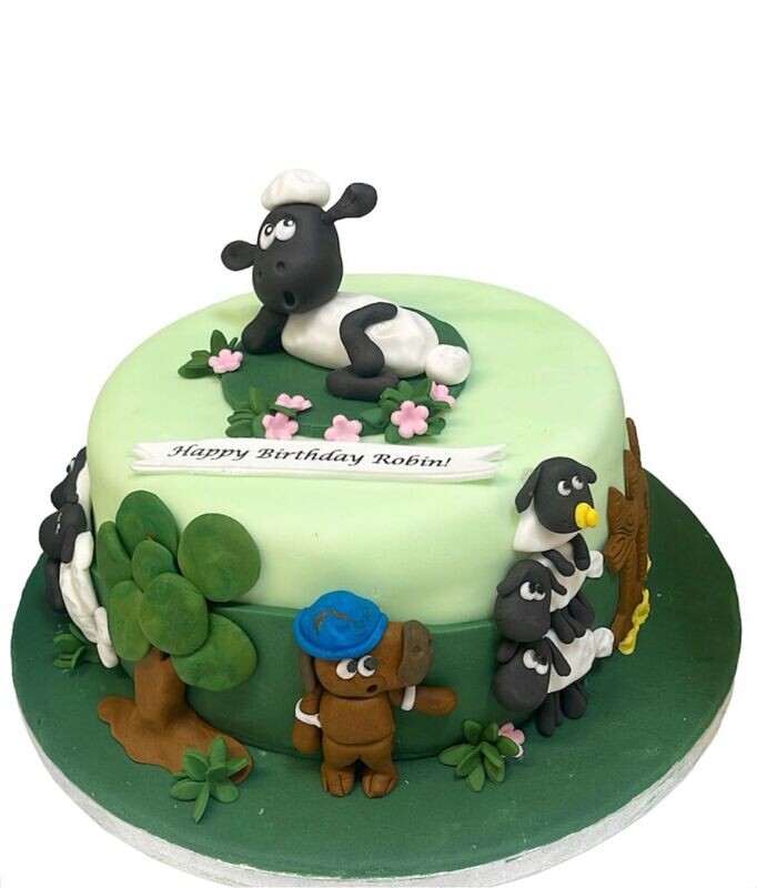 Shaun the Sheep  Cake