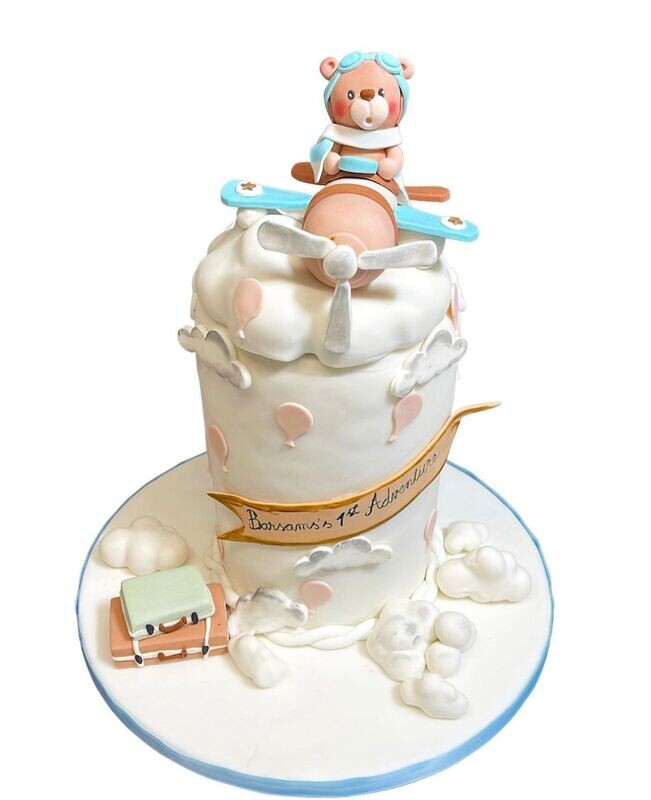 1st Birthday Cake | Teddy Theme