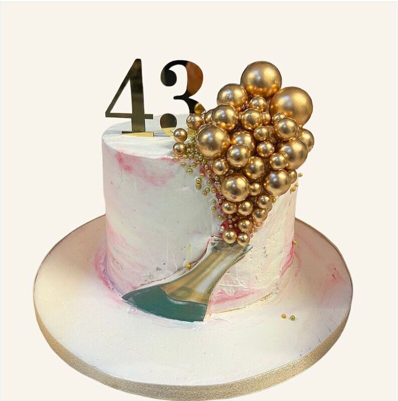 Champagne Cream Cake