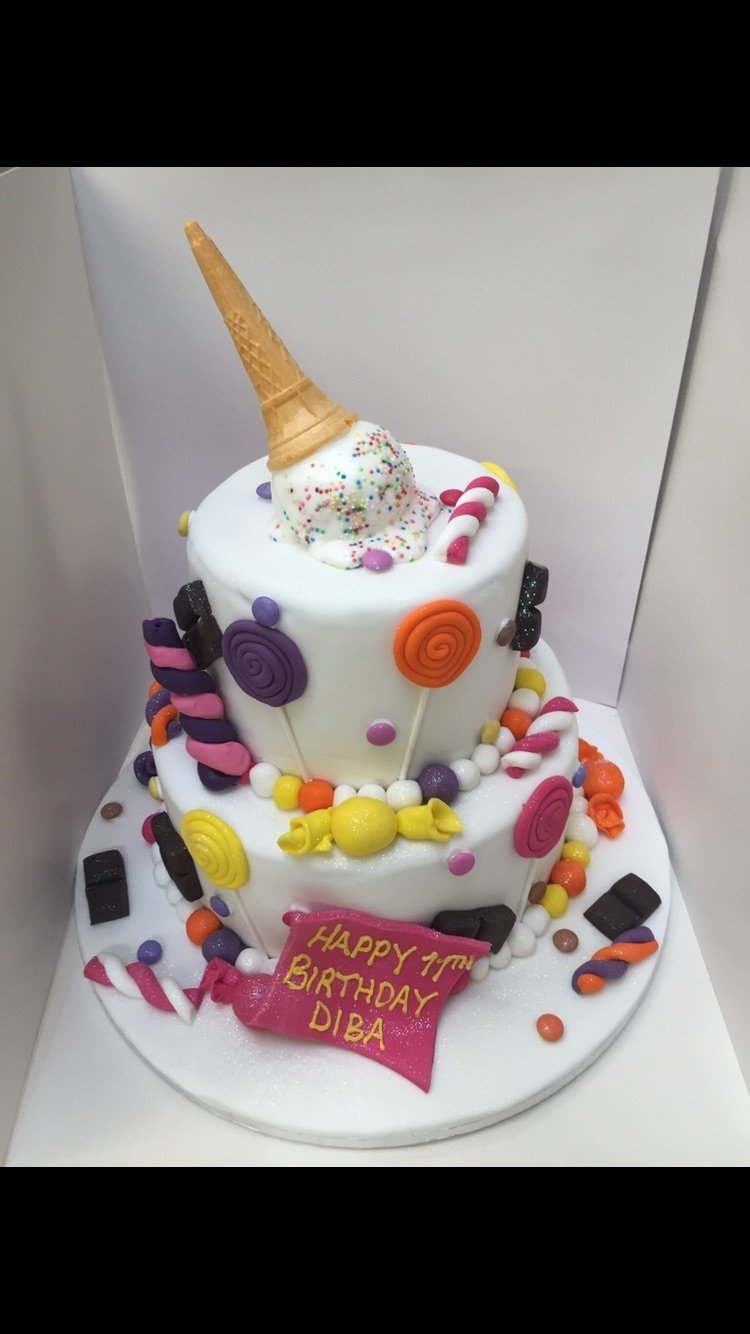 Candy Themed Cake