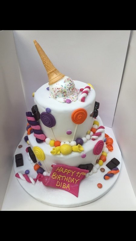 Candy Themed Cake