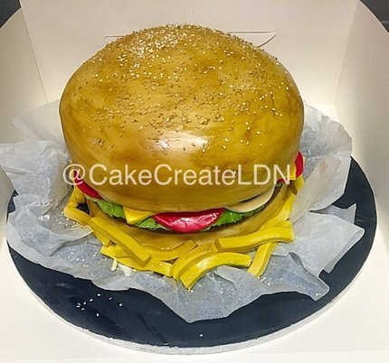 Burger and Chips