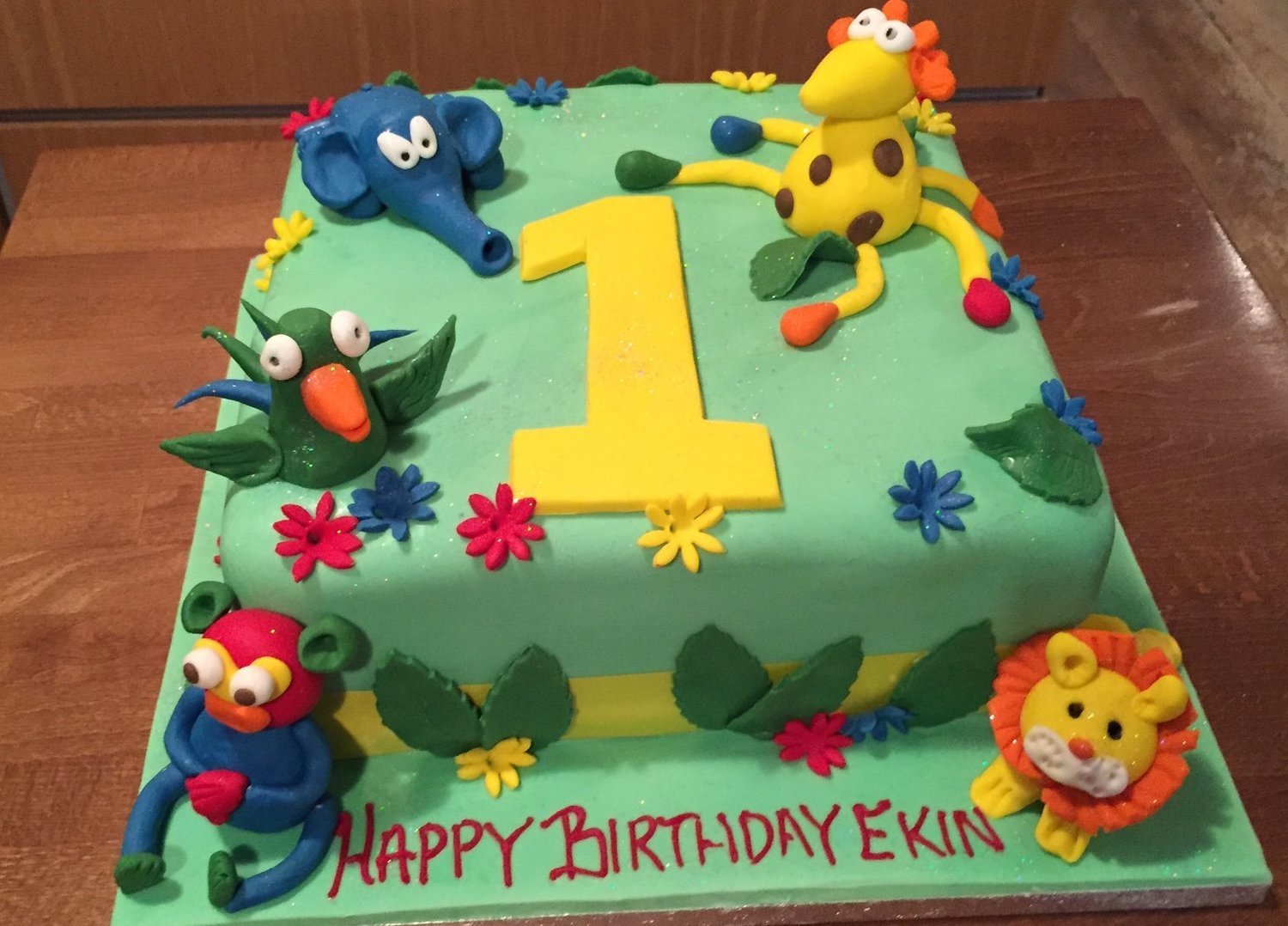 Safari Animal Cake
