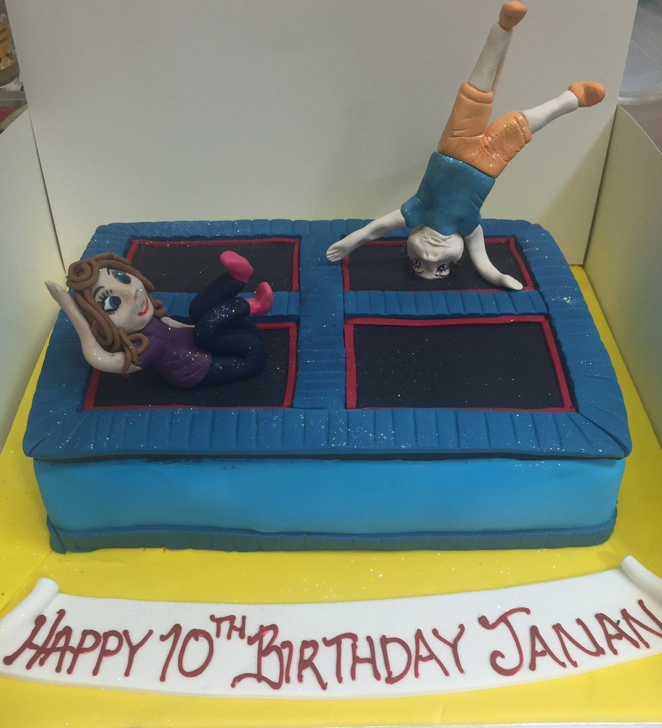 Trampoline Cake