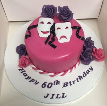 Theatre Mask Cake