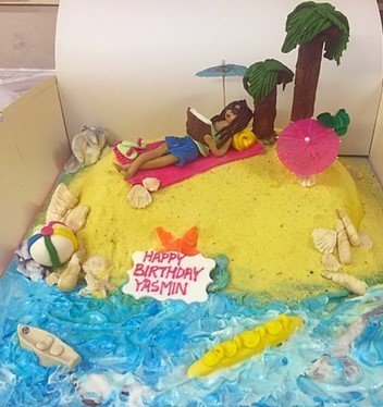 Sandy Beach Cake