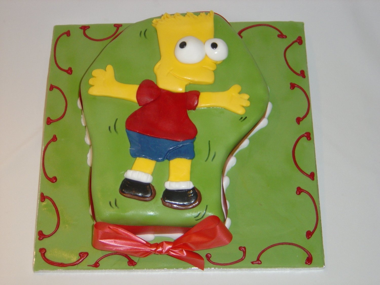 Bart Simpson Cake Bart Simpson Cake