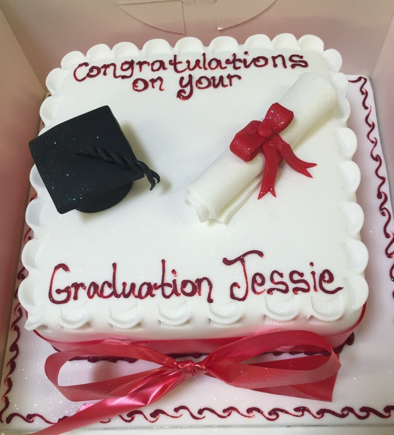 Graduation Hat & Scroll Figures