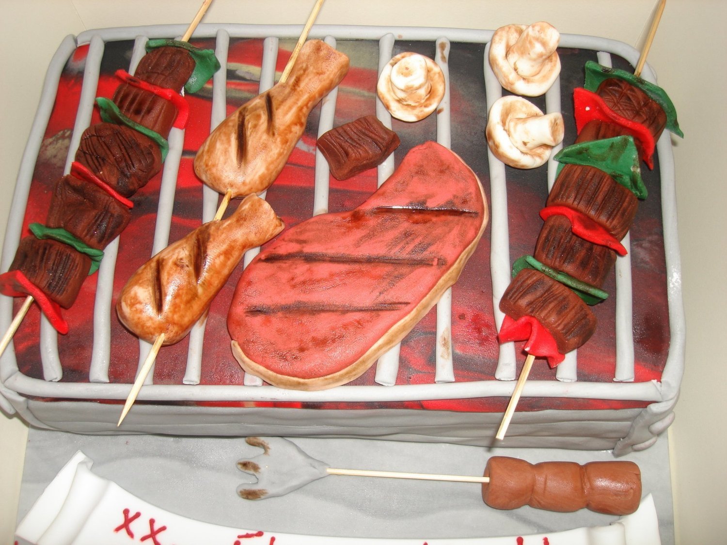 BBQ Grill Cake