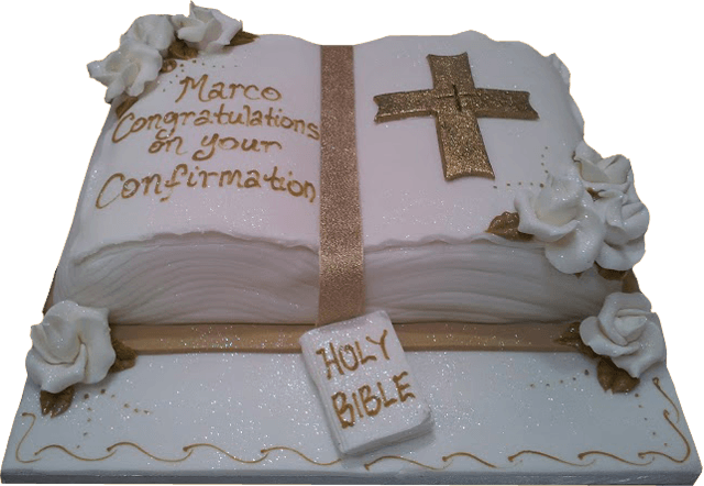 Holy Book | Confirmation Cake