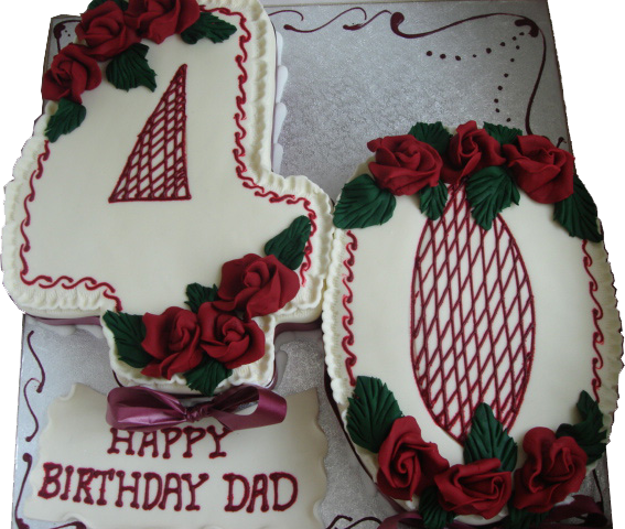Classic Number 40 Cake