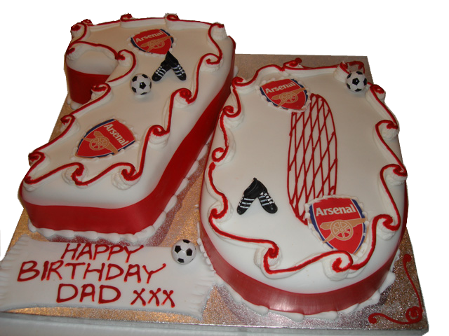 Number 70 Football Cake