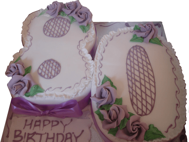 Number 80 Cake