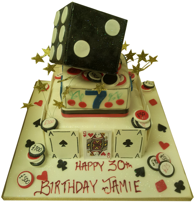 Poker Vegas Cake