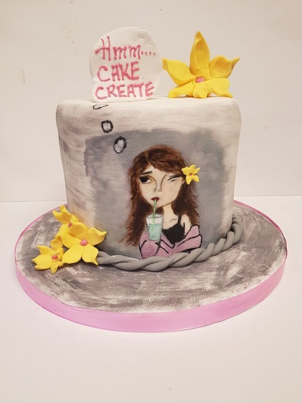 Animated Hand-Drawn Cake
