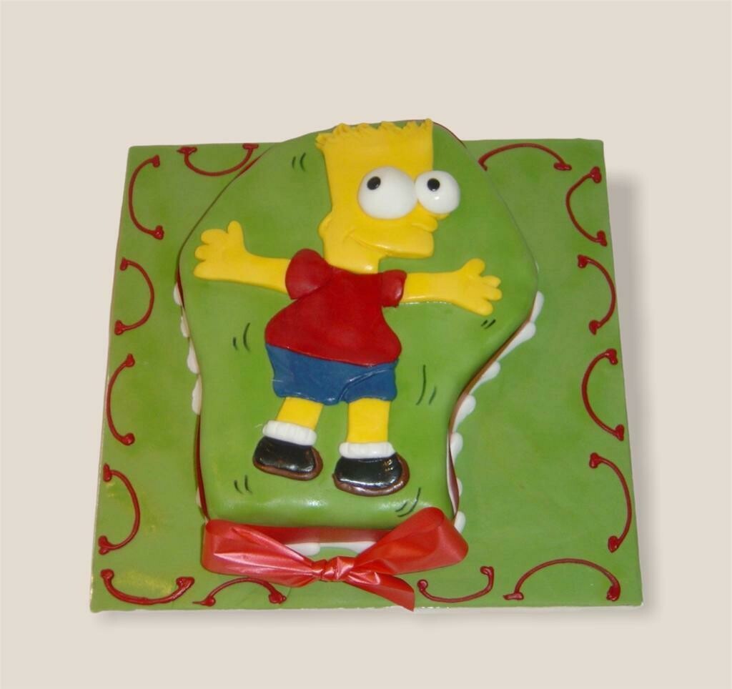 Bart Simpson Cake Bart Simpson Cake