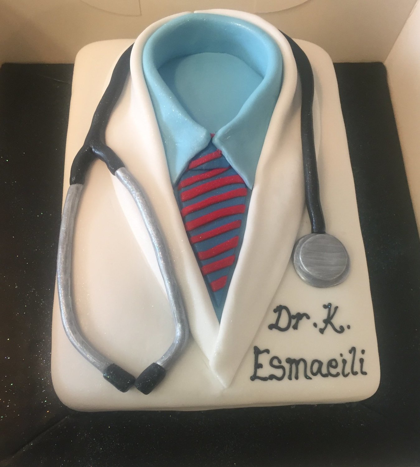 Doctors Apron | Stethoscope Cake Doctors Apron | Stethoscope Cake