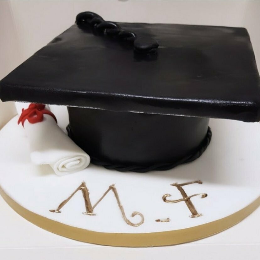 Graduation Cap and Scroll