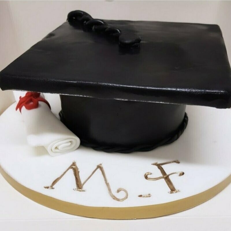 Graduation Cap and Scroll