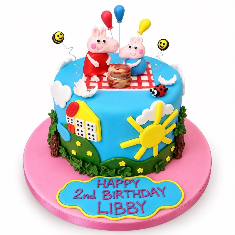 Peppa Pig Cake Peppa Pig Cake
