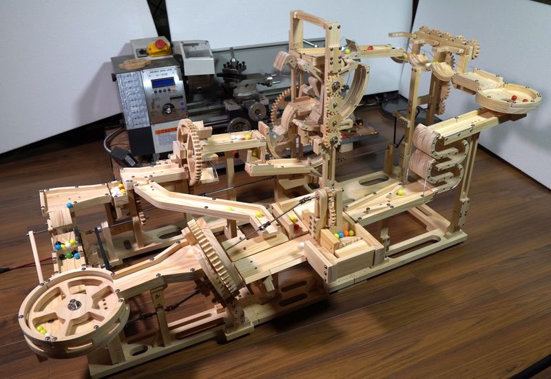 Wooden Marble Run – Amazing Marble Race – Ultra Collector’s Edition