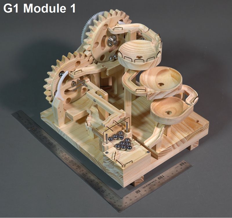 Marble Machine G1 Double Gears Lift