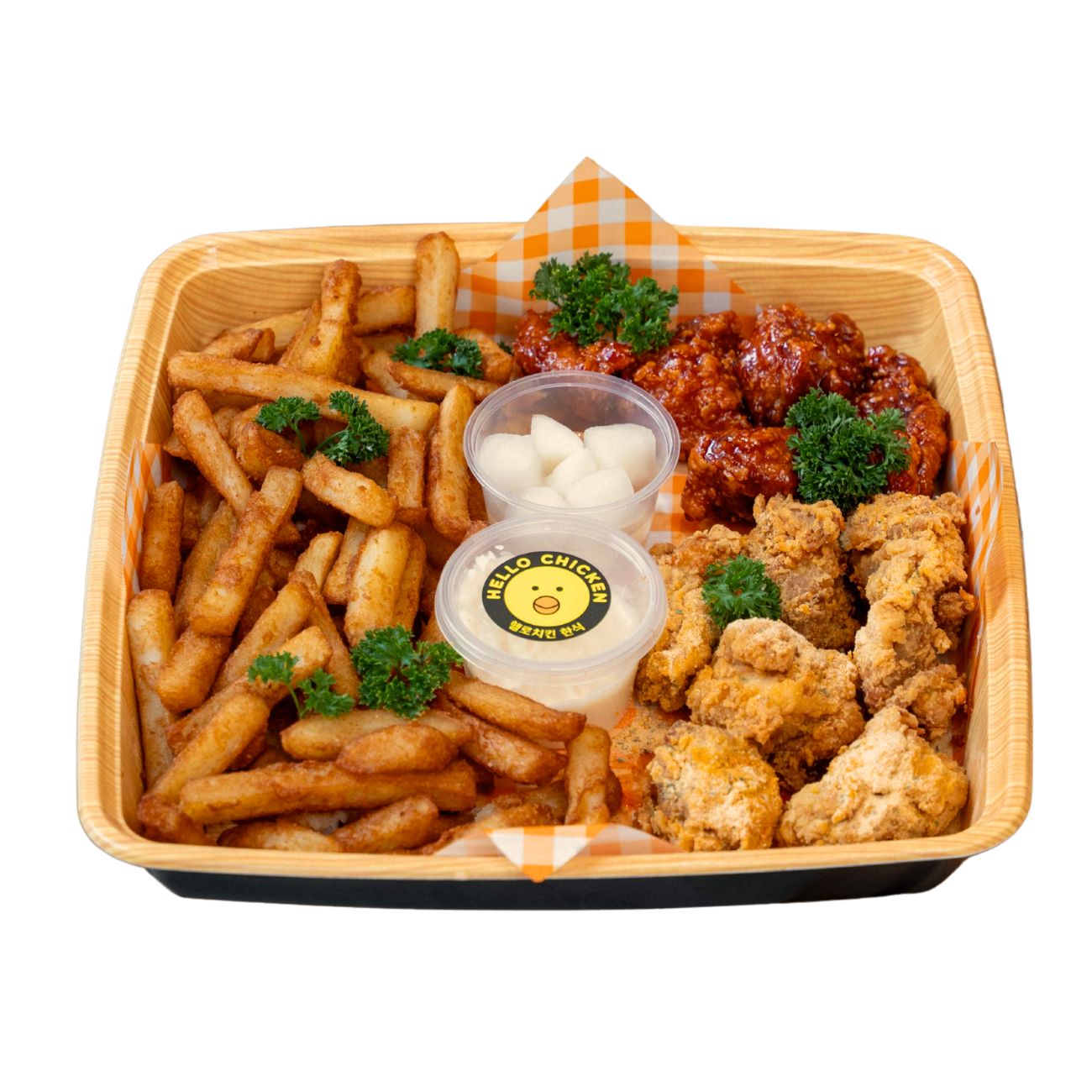 Korean Fried Chicken &amp; Chips Platter