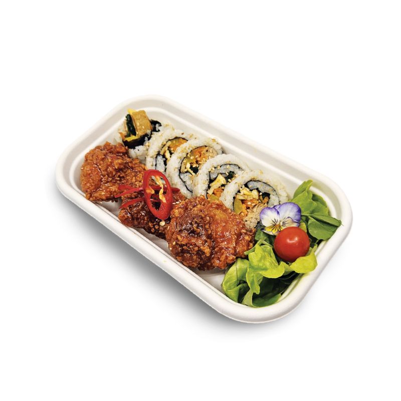 Kimbap &amp; Chicken Box