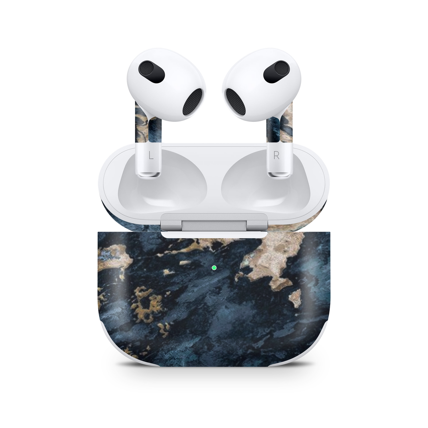 AirPod - Marble Royal Blue Skin