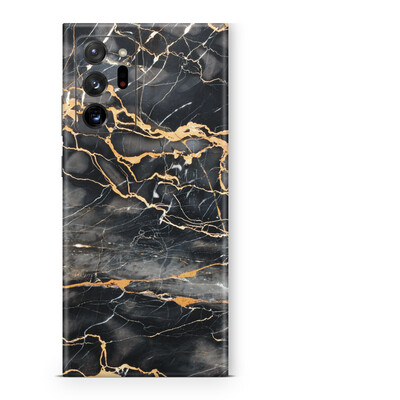 Note Series - Marble Black &amp; Gold Skin