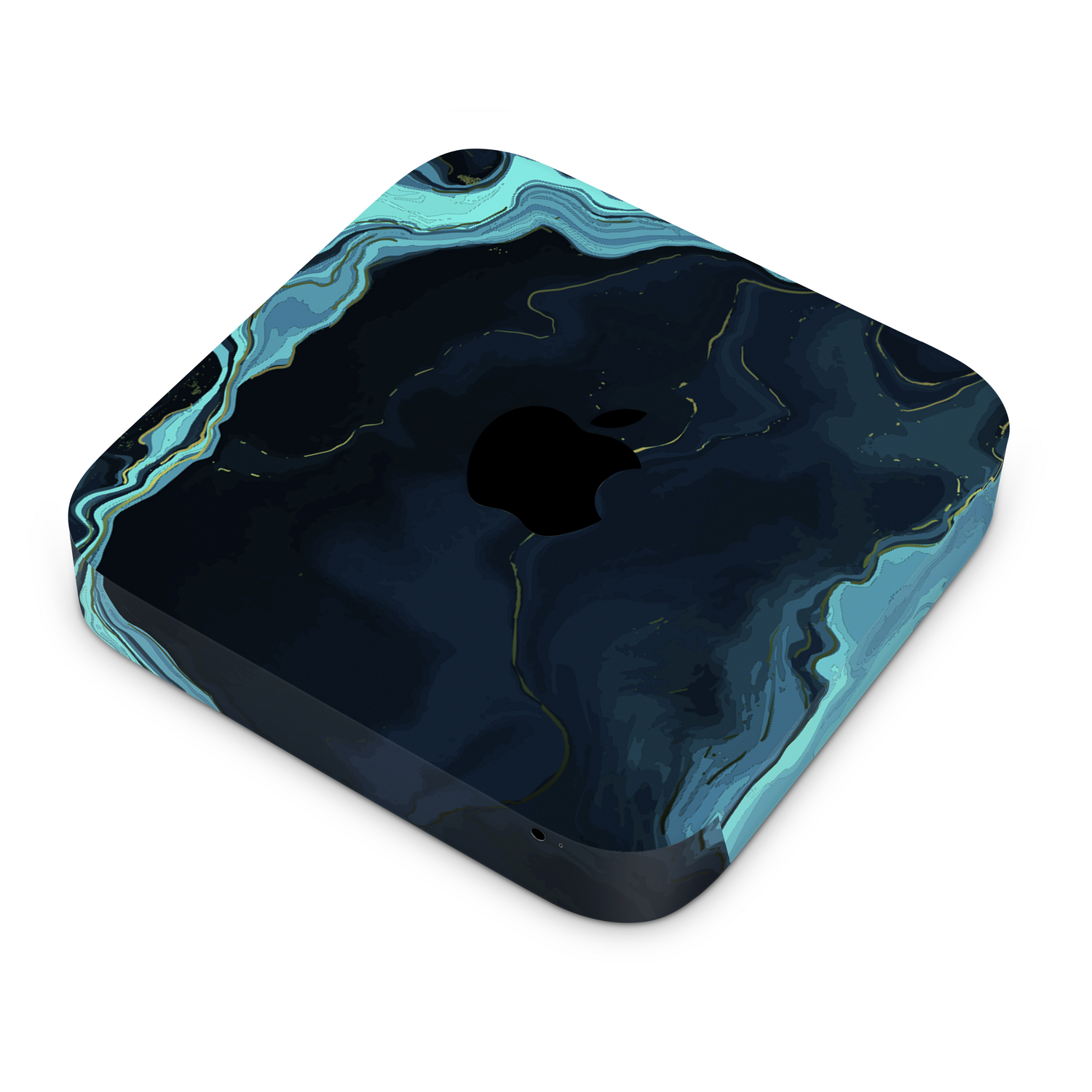 Mac Mini - Swirl Indigo Skin