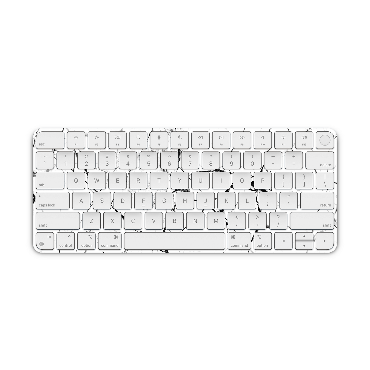 Magic Keyboard - Marble White Skin